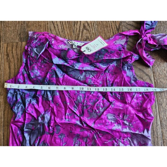 Cabi Tank Fit to Be Tied 100% Silk Cowl Neck Women’s Sleeveless Sz M #102 NEW - Picture 6 of 9
